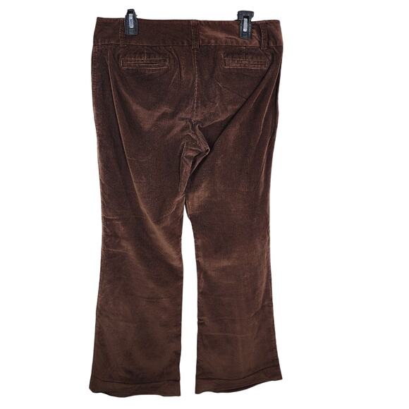 The Limited Drew Fit Women Pants Size 10 Corduroy Bootcut Pockets Brown Mid Rise - Picture 2 of 8